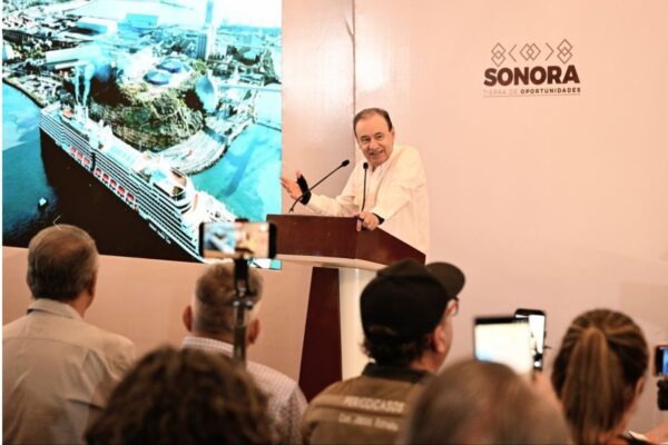 Convierte Durazo a Sonora en destino internacional de cruceros con 15 próximos arribos al Puerto de Guaymas