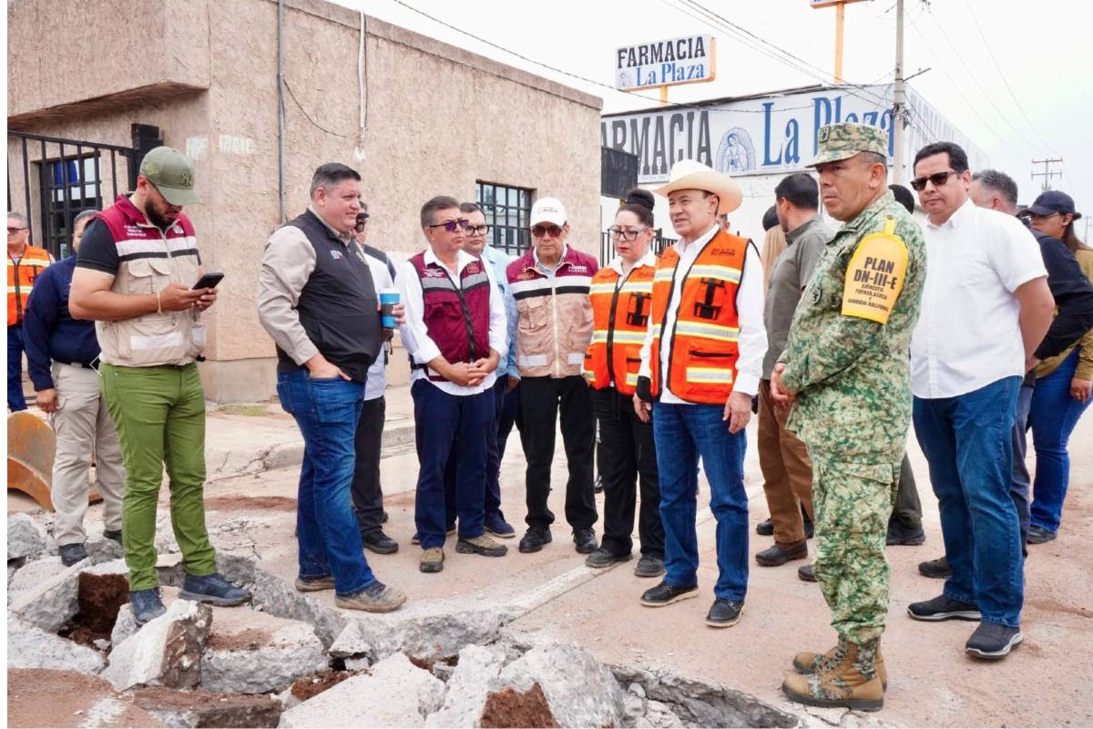 Gobernador Durazo implementa acciones inmediatas por lluvias extraordinarias en Nogales