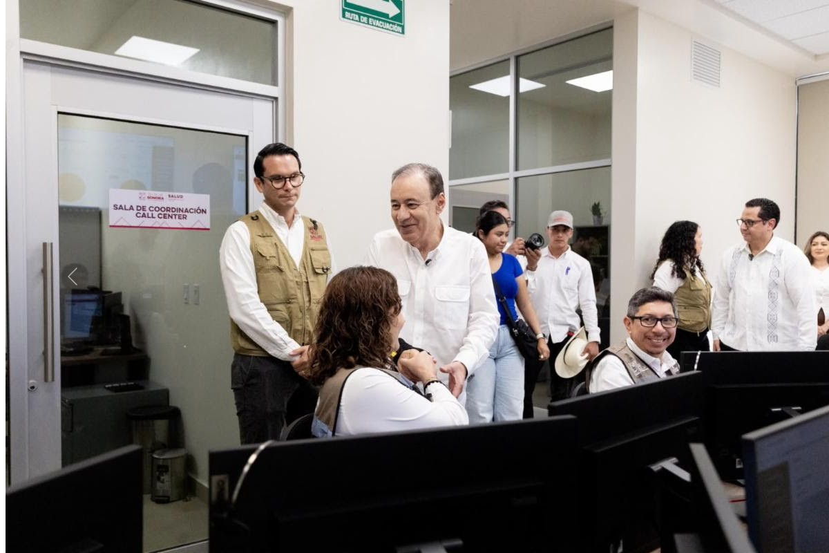 Inaugura Gobernador Durazo primer Centro Coordinador de Salud en México para eficientar atención médica